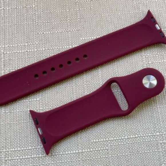 Replacement Strap for iWatch Dark Purple Sport Band Size 42/44mm - Picture 1 of 10